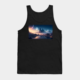Natural landscape on another planet Tank Top